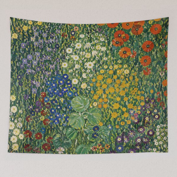 Item preview, Gustav Klimt Flower Garden designed and sold by maniacfitness.
