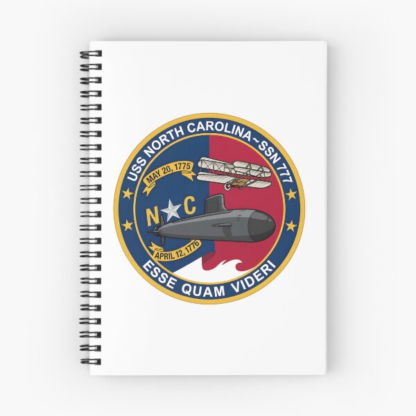 Item preview, Official Ship's Crest of the USS North Carolina (SSN-777) designed and sold by CharlieDesings.