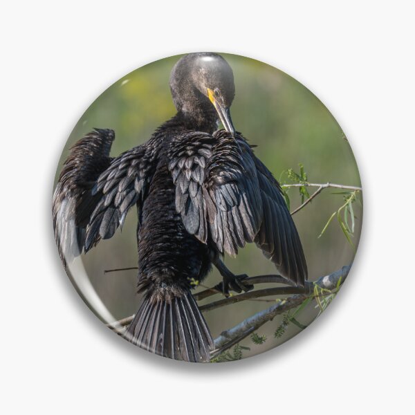 Item preview, Cormorant Preening on a Branch designed and sold by Debra Martz.