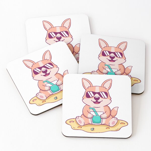 Item preview, Cool Corgi Dog Beach Day designed and sold by wyaoter.
