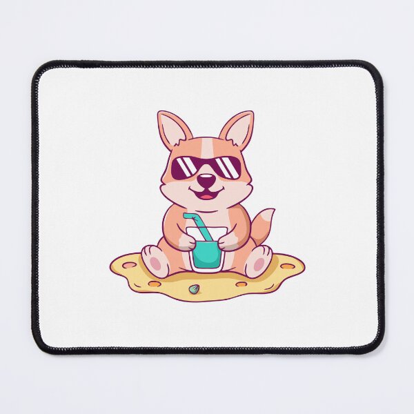 Item preview, Cool Corgi Dog Beach Day designed and sold by wyaoter.