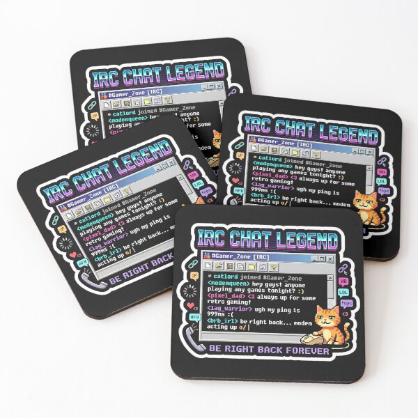 Item preview, Retro IRC Chat Legend 90s Internet Gamer designed and sold by Oommen Studio .