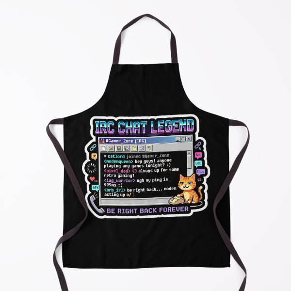 Item preview, Retro IRC Chat Legend 90s Internet Gamer designed and sold by Oommen Studio .