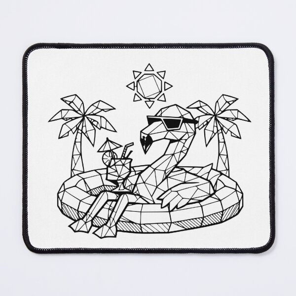 Item preview, Flamingo Poolside Vibes designed and sold by YV Designs & Stuff.