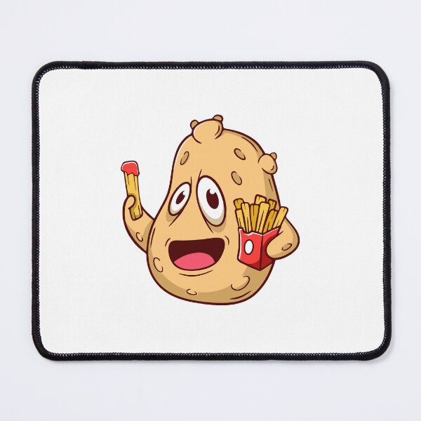 Item preview, Funny Potato Eating French Fries designed and sold by wyaoter.