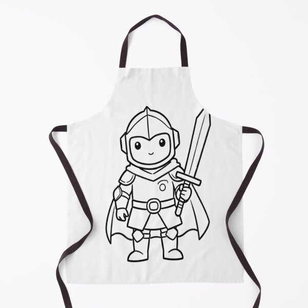 Item preview, Hand‑Drawn Knight Doodle – Cute Sketch Style Art designed and sold by Black Infinite Worlds.