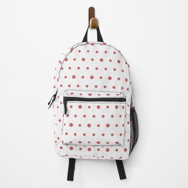 Item preview, White And Pastel Red Polka Dot Pattern designed and sold by pattern-archive.