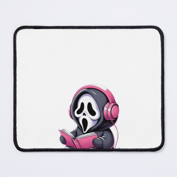 Item preview, Cute Ghost Reader with Headphones – Kawaii Horror Book Lover Design designed and sold by Aedition.