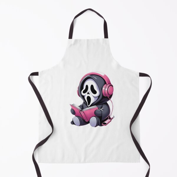 Item preview, Cute Ghost Reader with Headphones – Kawaii Horror Book Lover Design designed and sold by Aedition.