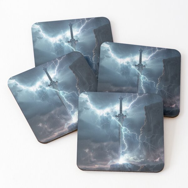 Item preview, Lightning Sword Storm Fantasy designed and sold by QuantumDrift.