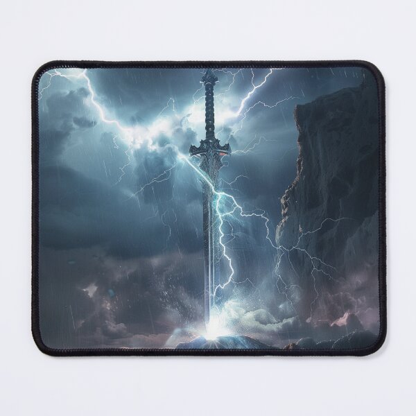 Item preview, Lightning Sword Storm Fantasy designed and sold by QuantumDrift.