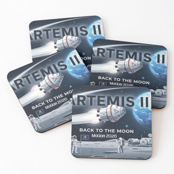 Item preview, Artemis II Back to the Moon Celestial Astronaut Mission Vector Art designed and sold by crystalar95.