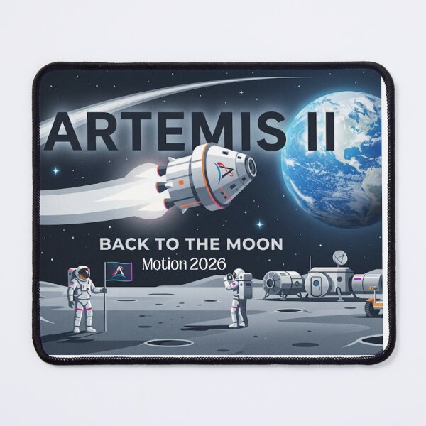 Item preview, Artemis II Back to the Moon Celestial Astronaut Mission Vector Art designed and sold by crystalar95.