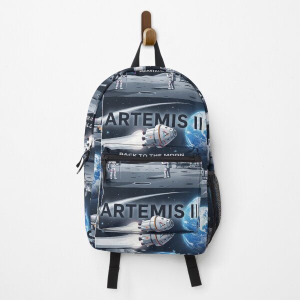 Item preview, Artemis II Back to the Moon Celestial Astronaut Mission Vector Art designed and sold by crystalar95.