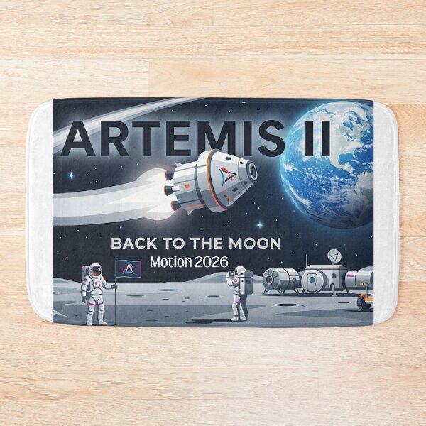 Item preview, Artemis II Back to the Moon Celestial Astronaut Mission Vector Art designed and sold by crystalar95.