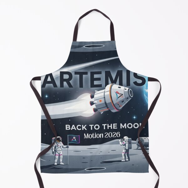 Item preview, Artemis II Back to the Moon Celestial Astronaut Mission Vector Art designed and sold by crystalar95.