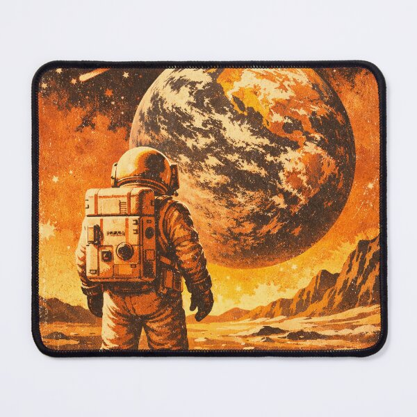 Item preview, Moon Voyage Vintage Space Poster designed and sold by McZerrill.