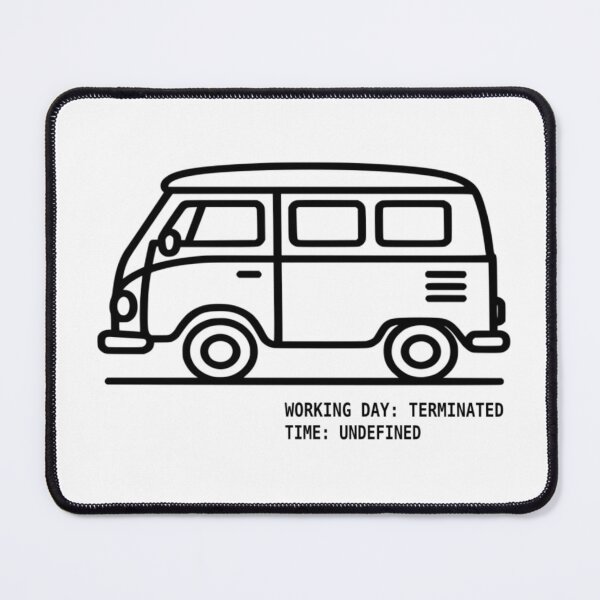 Item preview, Working Day Terminated - Minimalist Escape Design designed and sold by The Bold Line Studio.