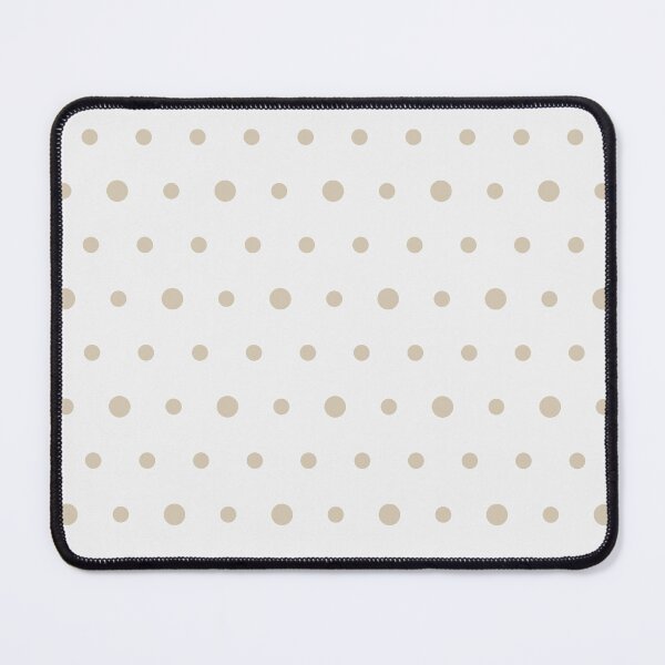 Item preview, White And Sand Polka Dot Pattern designed and sold by pattern-archive.