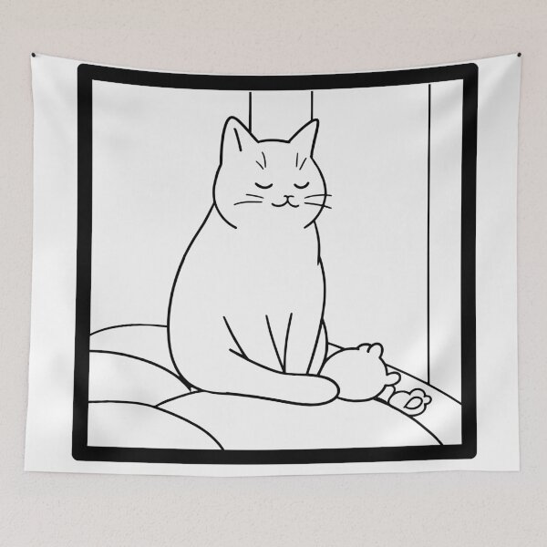 Item preview, sleeping cat designed and sold by Brexmore3.