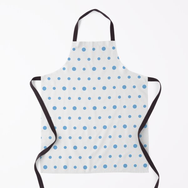 Item preview, White And Sky Blue Polka Dot Pattern designed and sold by pattern-archive.