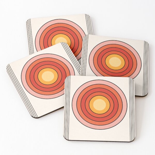 Item preview, Minimal Geometric Circle Retro Poster designed and sold by McZerrill.