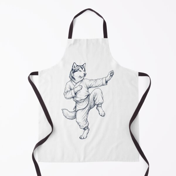 Item preview, Vintage Alaskan Malamute Doing Kung Fu Martial Art Dog Lover designed and sold by TerryConnells.
