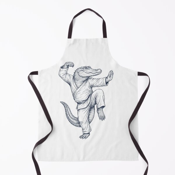 Item preview, Vintage Alligator Doing Kung Fu Martial Art Animal Lover designed and sold by TerryConnells.