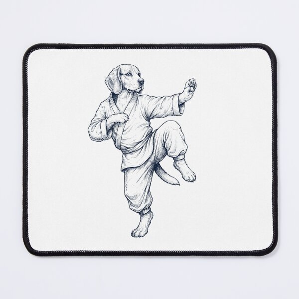 Item preview, Vintage Beagle Doing Kung Fu Martial Art Dog Lover designed and sold by TerryConnells.