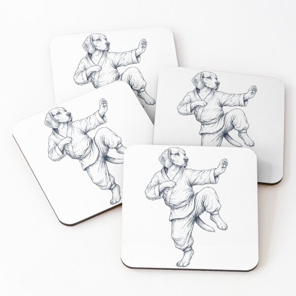 Item preview, Vintage Beagle Doing Kung Fu Martial Art Dog Lover designed and sold by TerryConnells.