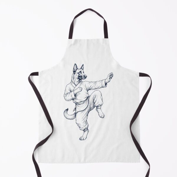 Item preview, Vintage Belgian Malinois Doing Kung Fu Martial Art Dog Lover designed and sold by TerryConnells.