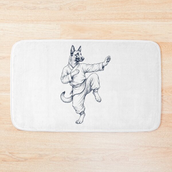 Item preview, Vintage Belgian Malinois Doing Kung Fu Martial Art Dog Lover designed and sold by TerryConnells.
