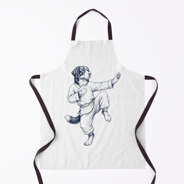 Item preview, Vintage Bernese Mountain Dog Doing Kung Fu Martial Art Dog Lover designed and sold by TerryConnells.