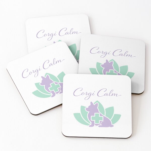 Item preview, Calm Corgi Nurse Patience | Relaxed Healthcare Dog Art designed and sold by Corgi & co Shop.