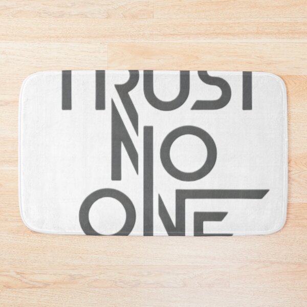 Item preview, Trust No One Typography – Minimalist Dark Aesthetic Quote Design designed and sold by Aedition.