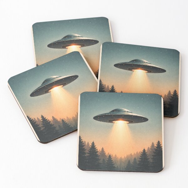 Item preview, UFO Belief Retro Poster designed and sold by McZerrill.