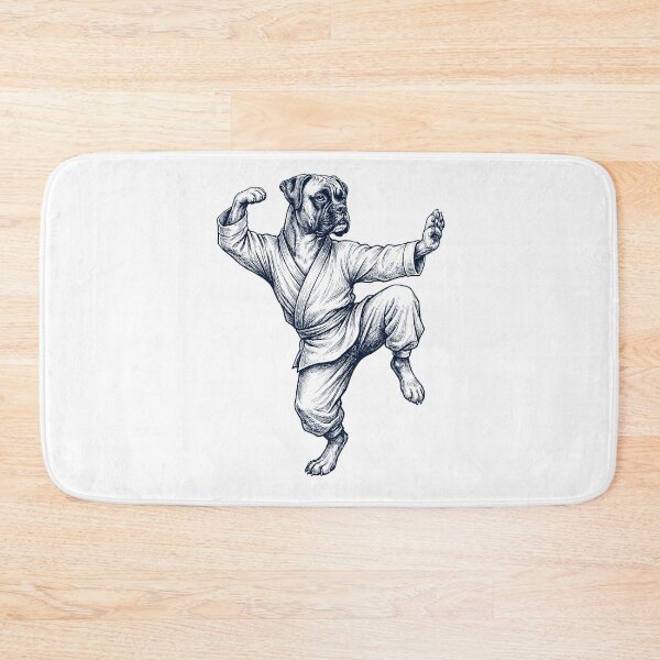 Item preview, Vintage Boxer Dog Doing Kung Fu Martial Art Dog Lover designed and sold by TerryConnells.