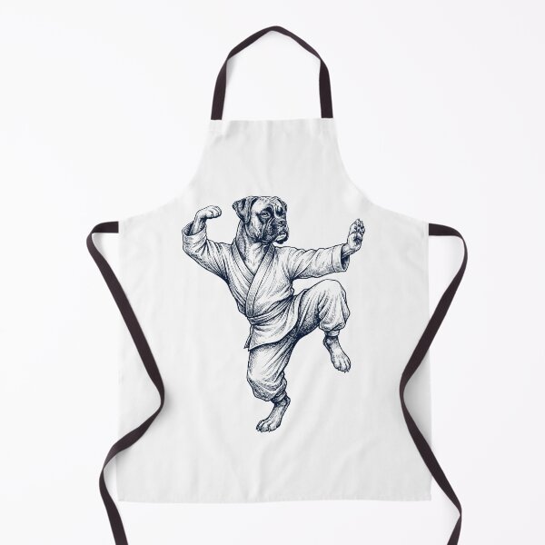 Item preview, Vintage Boxer Dog Doing Kung Fu Martial Art Dog Lover designed and sold by TerryConnells.