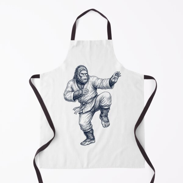 Item preview, Vintage Bigfoot Doing Kung Fu Martial Art Lover designed and sold by TerryConnells.