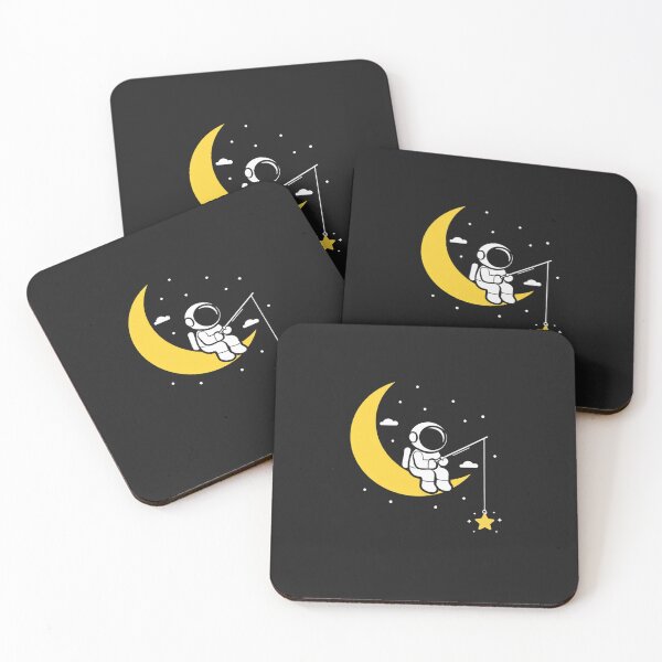 Item preview, Astronaut Fishing for Stars Sitting on the Moon designed and sold by Owcomm.