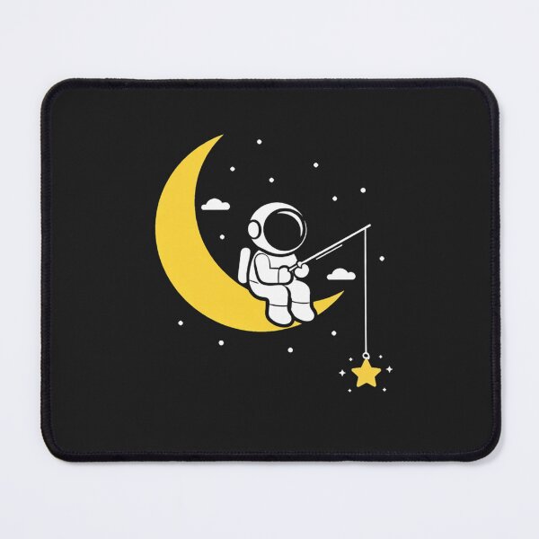 Item preview, Astronaut Fishing for Stars Sitting on the Moon designed and sold by Owcomm.