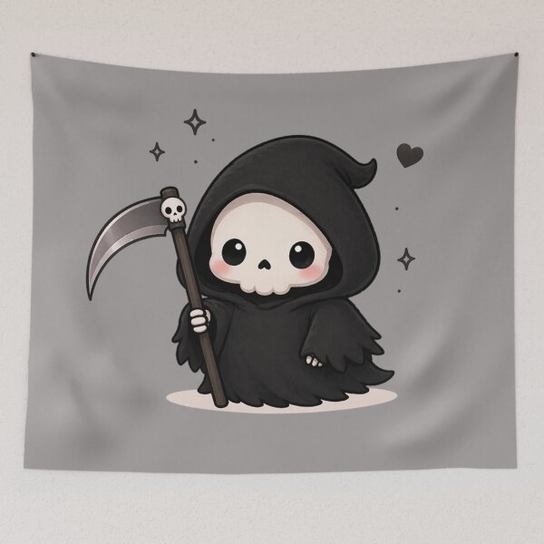 Item preview, Cute Grim Reaper designed and sold by Planetporridge.