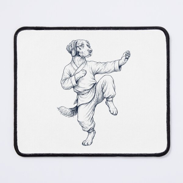 Item preview, Vintage Brittany Doing Kung Fu Martial Art Dog Lover designed and sold by TerryConnells.