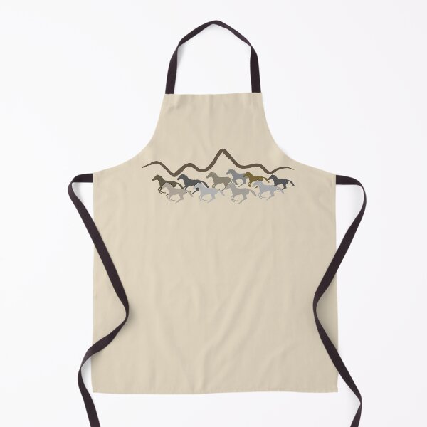 Item preview, Wild Horse Herd & Desert Mountains Minimalist Graphic designed and sold by alizye.