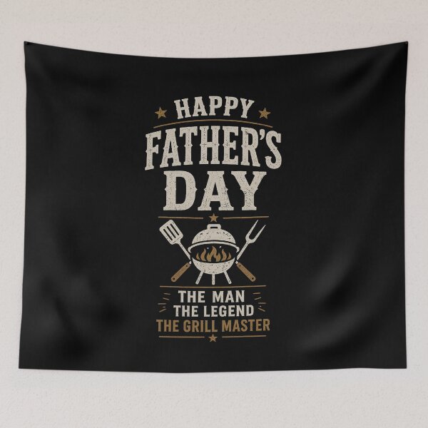 Item preview, Happy Fathers Day Grill Master BBQ designed and sold by OldnSpicy.