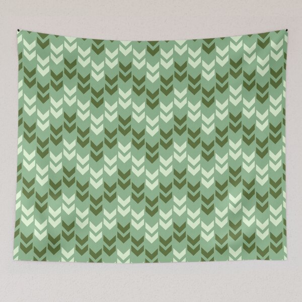 Item preview, Dark sea green, dark olive green & nyanza arrows designed and sold by Mint + Midnight.