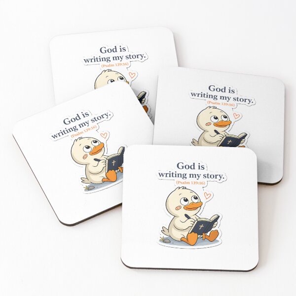 Item preview, God Is Writing My Story Christian Sticker designed and sold by Faithlines.