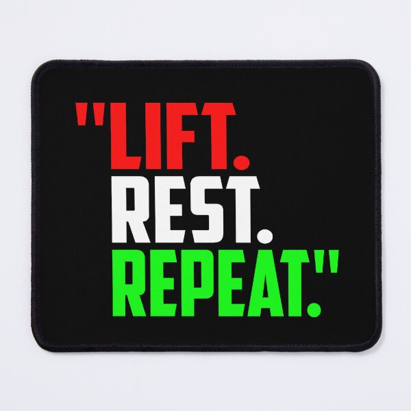 Item preview, Lift. Rest. Repeat. designed and sold by TheFineShirt.
