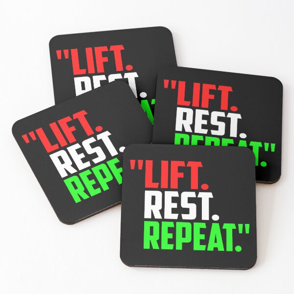 Item preview, Lift. Rest. Repeat. designed and sold by TheFineShirt.