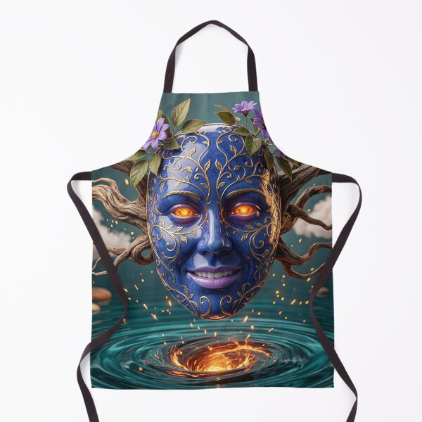 Item preview, Surreal portrait of a floating ornate mask designed and sold by Lefteris Betsis.